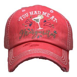 Womens Distressed You had me at Margarita Hat